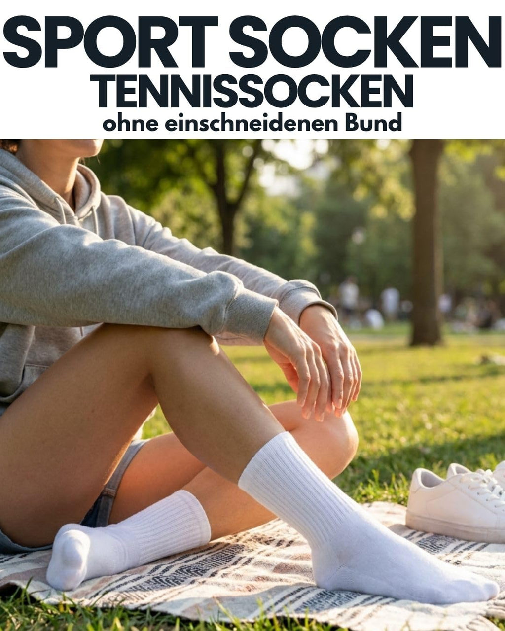 10 Paar Sportsocken Tennissocken Herren Damen Atmungsaktive Crew Socken Baumwolle