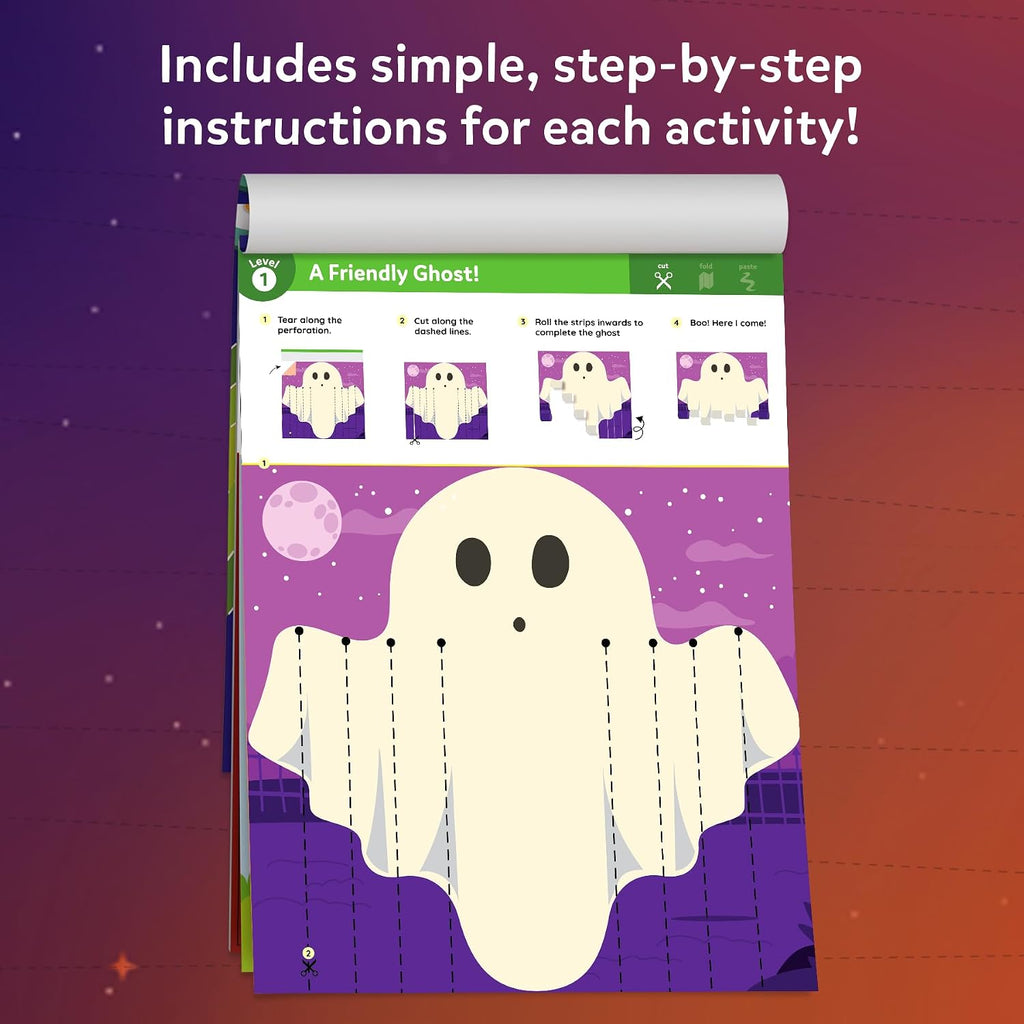 Skillmatics Snip Snip Halloween Craft, Scissor Skills, Felt Kits for Kids