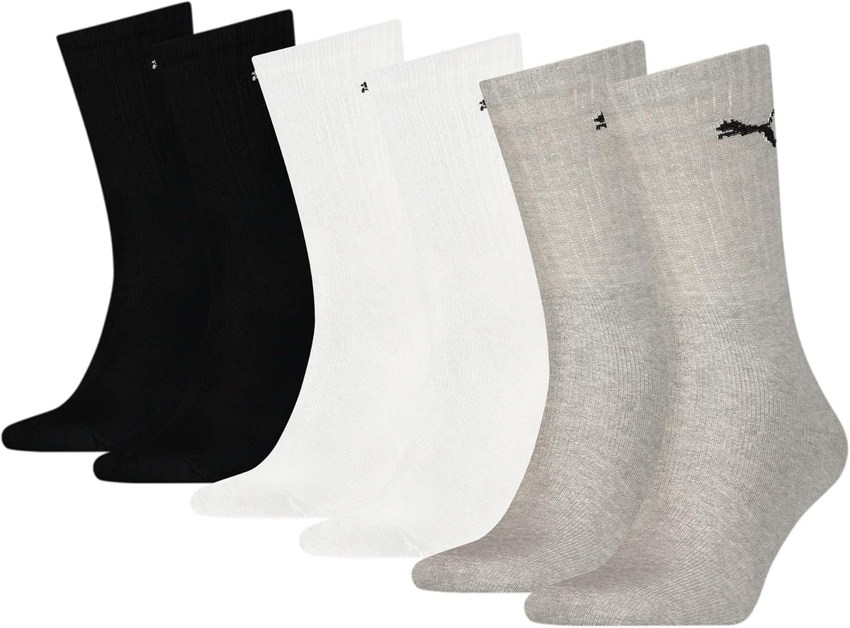 Puma Unisex Sportsocken Cush Crew 6er Pack