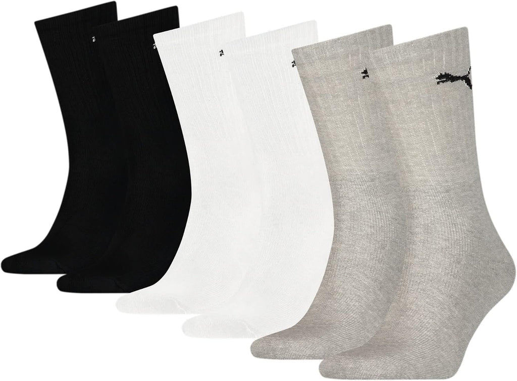 Puma Unisex Sportsocken Cush Crew 6er Pack