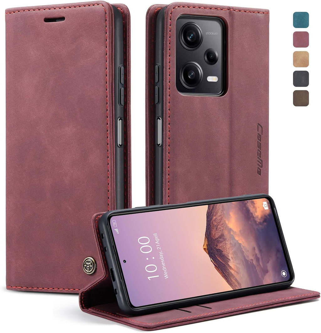 Handyhülle für Honor Magic 6 Pro hülle Premium PU klapphülle RFID Lederhülle Faltbare Schutzhülle Kartenfach Standfunktion Handytasche hülle Honor Magic 6 Pro 5G - Schwarz