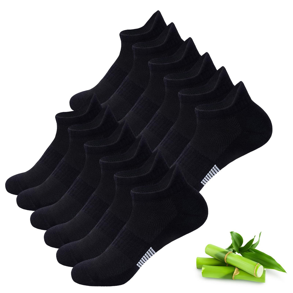 Bambus Sneaker Socken Damen, 6 Paar, Atmungsaktiv