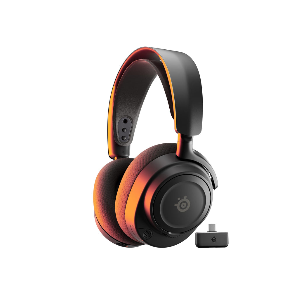 SteelSeries Arctis Nova 7 Wireless Gen 2 Multi-Plattform-Gaming-Headset - Echtzeit-App-Steuerung - Über 50 Std. Akkulaufzeit - 2,4 GHz/Bluetooth parallel möglich -PC, PS5, PS4, Switch 1/2, Mobilgeräte