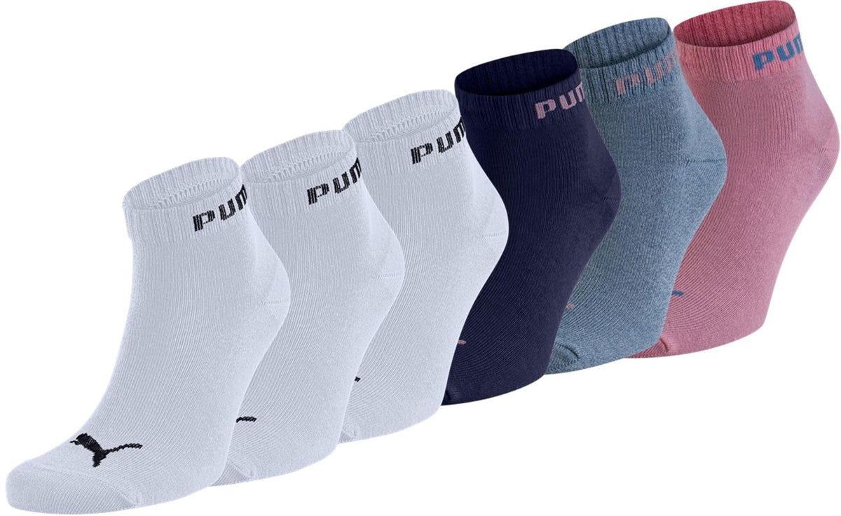 PUMA Unisex Sportsocken Quarter 6er Pack – Statement Edition, kurze Socken für Sport & Alltag, Damen & Herren