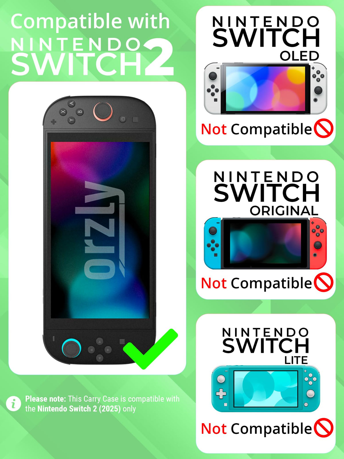 Orzly Tragetasche kompatibel mit Nintendo Switch Lite (2019) – Aufbewahrungstasche - Hartschalen Case/Hülle/Schutzhülle für die Verwendung mit der Nintendo Switch Lite Konsole & Accesoires - ROSA