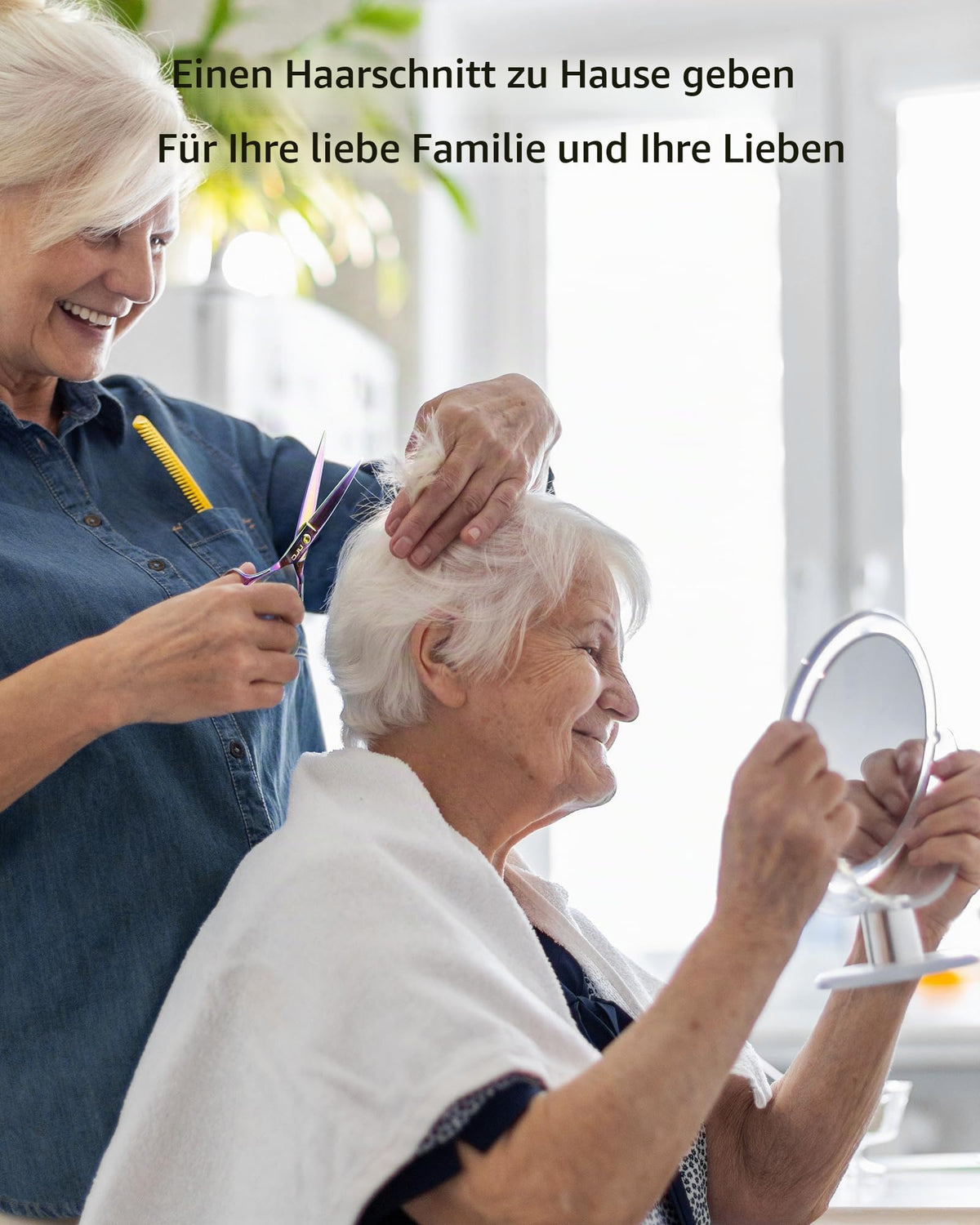 Haarschere Scharfe Friseurschere ULG 6.5 Zoll Präziser Schnitt Haarschnitt japanischer rostfrei edelstahl Rasiermesserscharf Effilierscheren