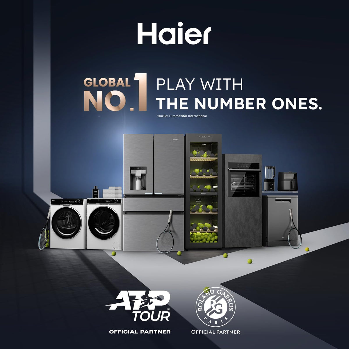 Haier Frontlader Waschmaschine 8kg I-PRO Serie 1 HW80-BP14929