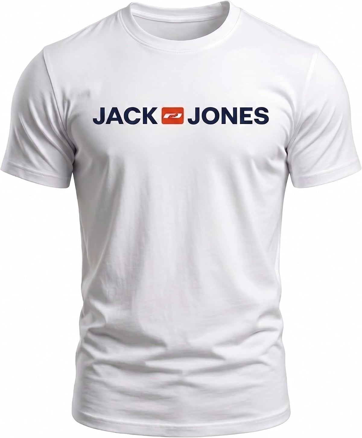 JACK & JONES Herren T-Shirt 3er Pack – Baumwolle, Rundhals, Kurzarm, mit Print – Bequeme Freizeitshirts im modernen Design