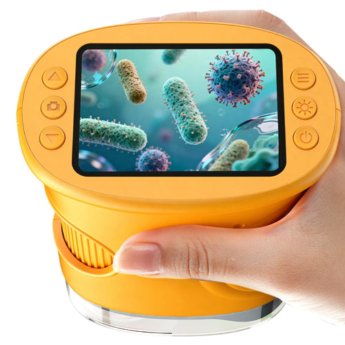 1000X Handheld Digital Microscope for Kids: Pocket Microscope with 2.0" IPS Screen - STEM Toys Birthday Gifts for Girls Boys - Portable Edu Science Kits Toddler Age 3-6 6-12 Pink