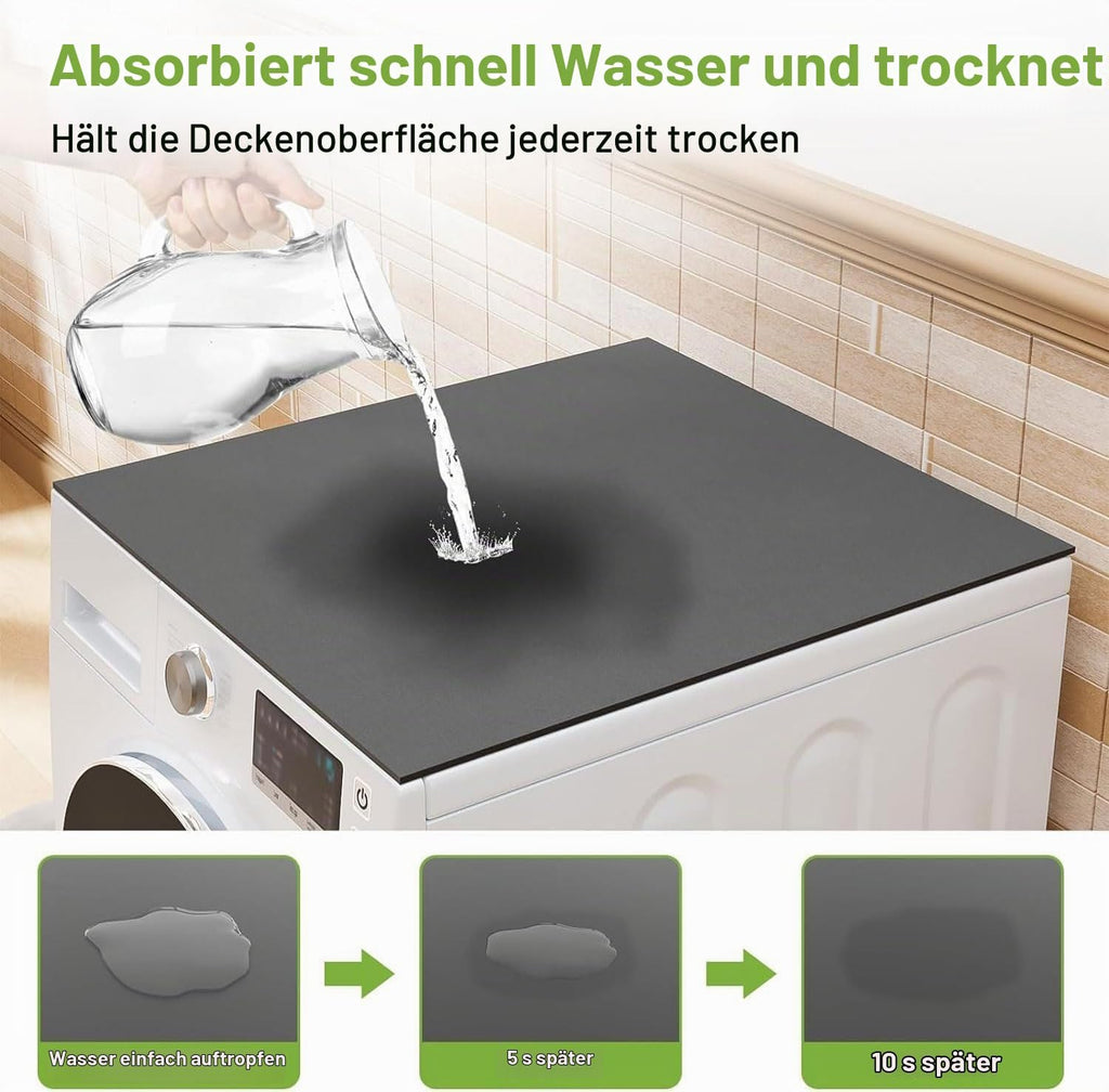 YeahBoom Waschmaschinenauflage 60x60cm,Waschmaschinenabdeckung Universal