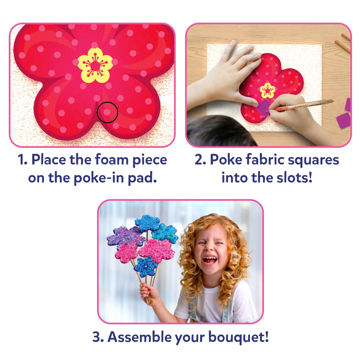 Skillmatics Poke-in Art – Disney Princesses, Wood Craft Kit, Gift for Kids