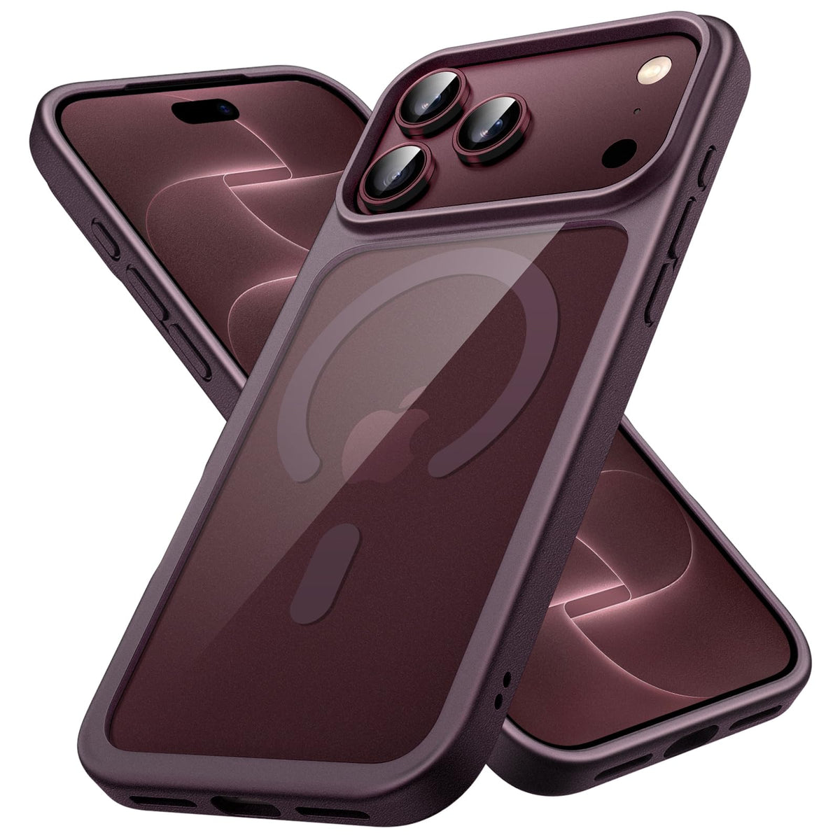 JETech Magnetische Hülle für iPhone 17, Durchsichtig