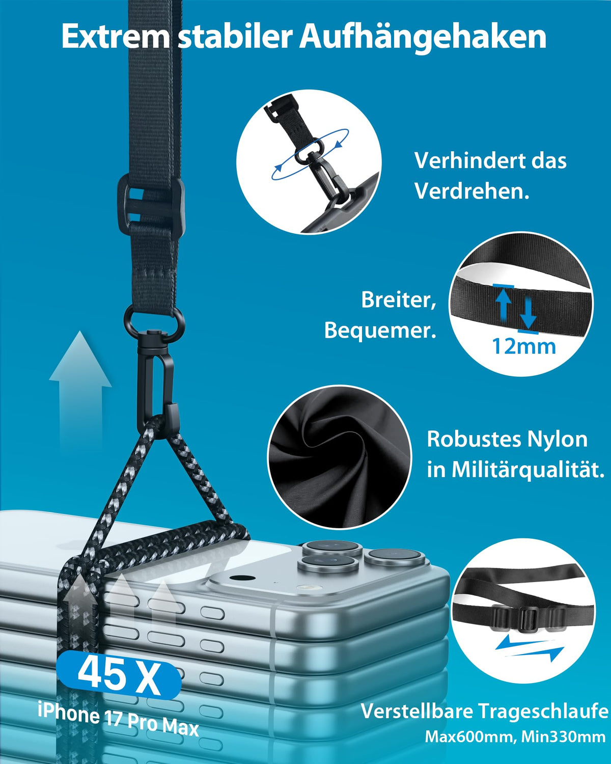 YOSH wasserdichte Handyhülle [Schwimmende & Nahtloser] 2 STK., bis zu 7,5"
