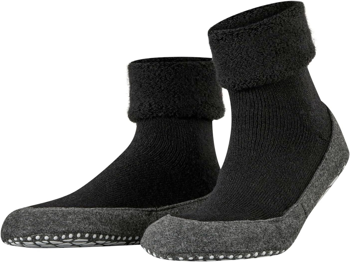 FALKE Herren Cosyshoe Stoppersocken atmungsaktive klimaregulierende geruchshemmende Wolle rutschfeste Noppen auf der Filzsohle komfortabel warm mit Plüsch strapazierfähig 1 Paar