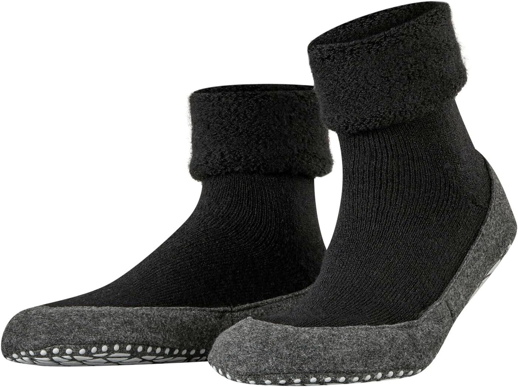 FALKE Herren Cosyshoe Stoppersocken atmungsaktive klimaregulierende geruchshemmende Wolle rutschfeste Noppen auf der Filzsohle komfortabel warm mit Plüsch strapazierfähig 1 Paar