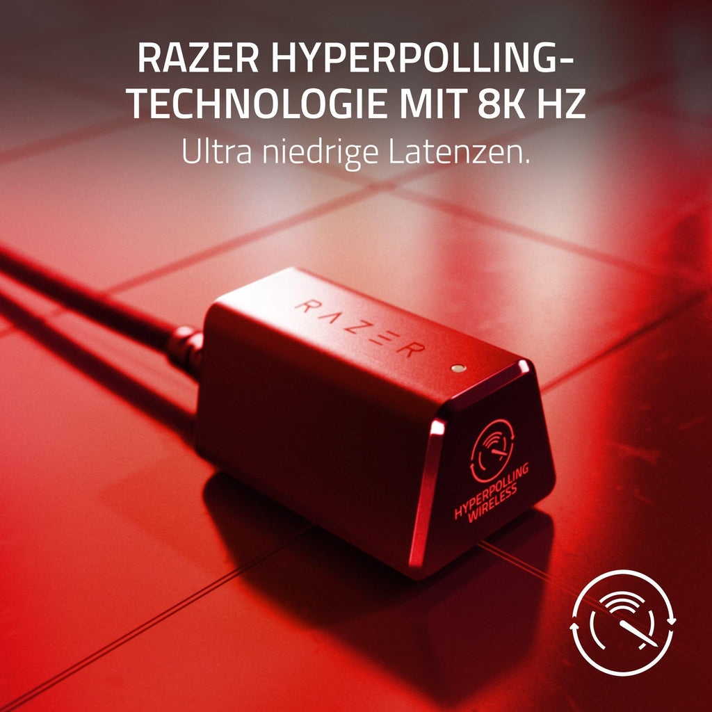 Razer Viper V3 HyperSpeed - Kabellose Esports Gaming-Maus - Focus Pro 30K DPI Sensor - bis zu 280 Std. Akku, Mechanische Maus-Switches 2th Generation - kabellose Abtastrate 4000Hz- PC/Mac | Schwarz