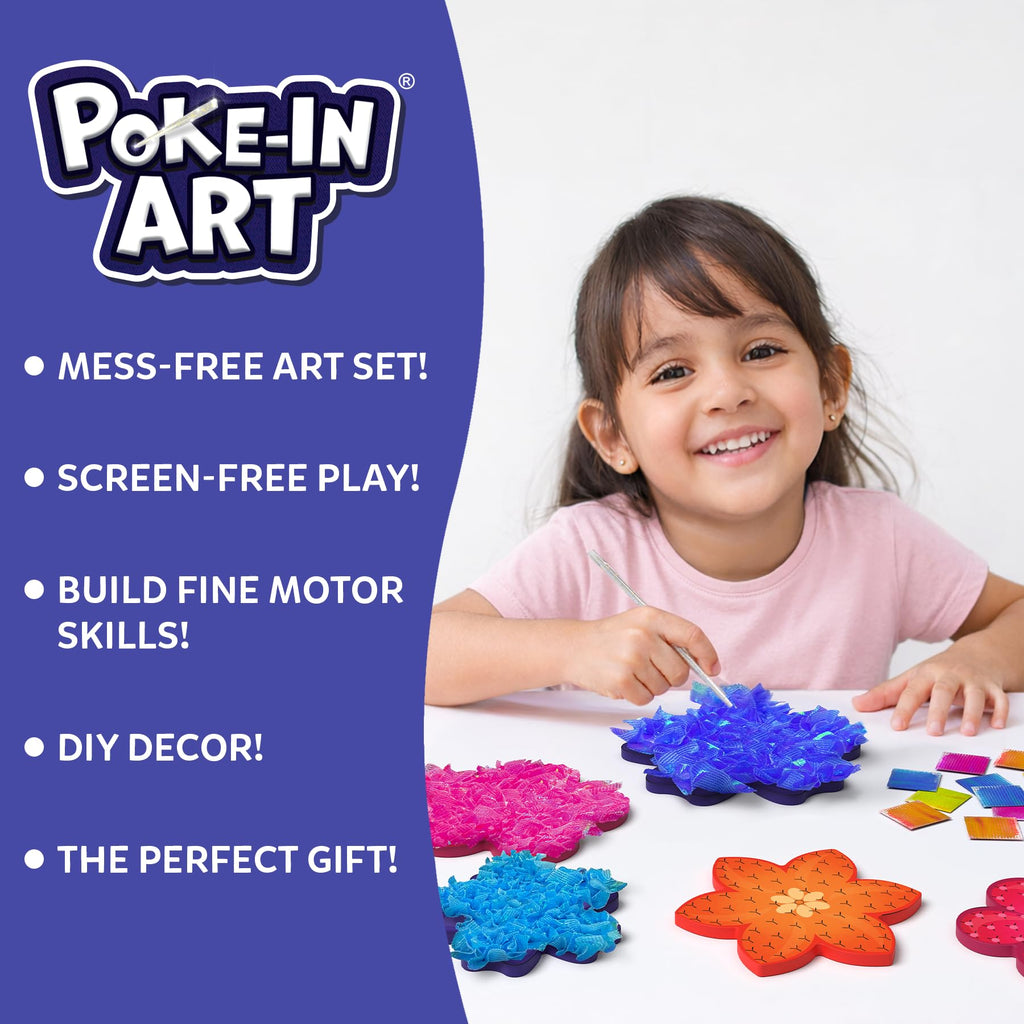 Skillmatics Poke-in Art – Disney Princesses, Wood Craft Kit, Gift for Kids