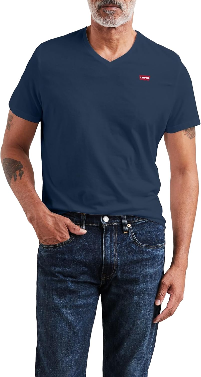 Levi's Herren Original Housemark V-Neck T-Shirt