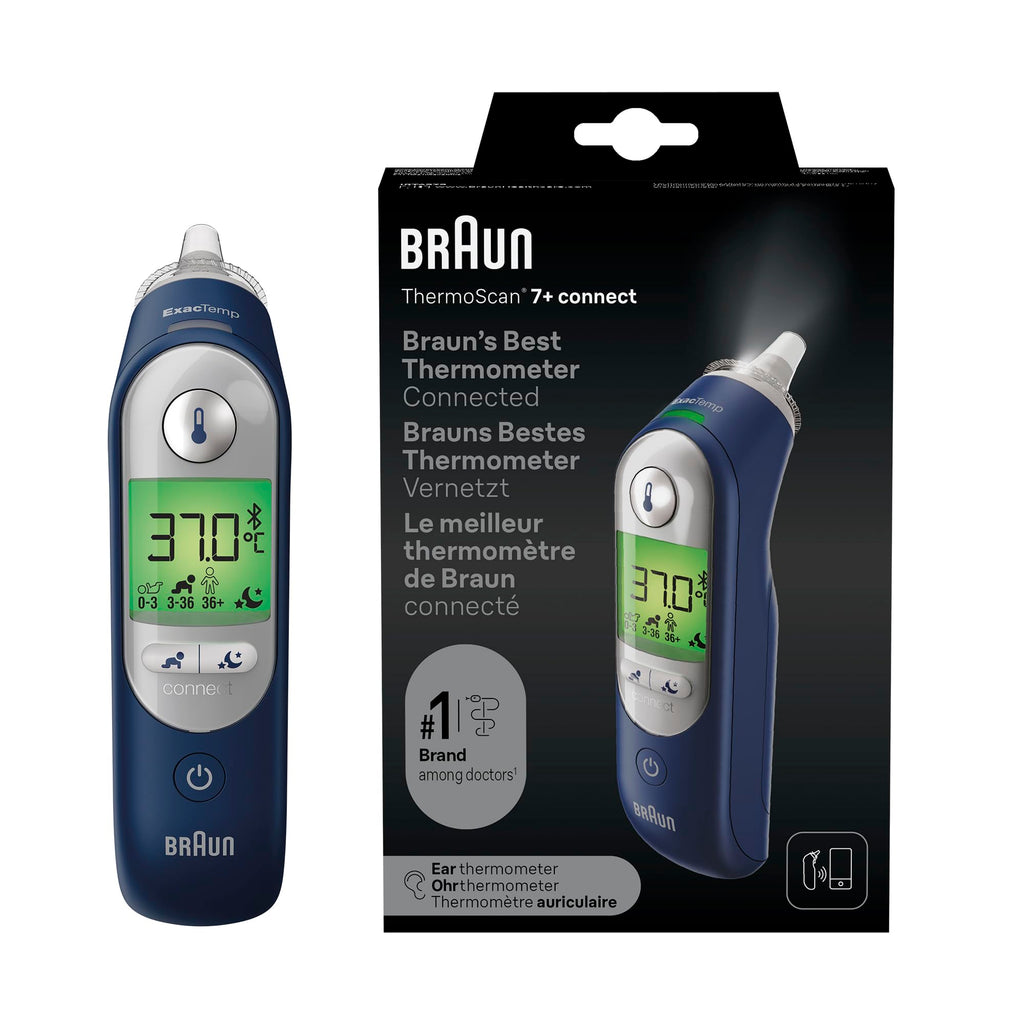 Braun ThermoScan 7 Ohrthermometer BRAIRT6520 | Age Precision Technologie | Farbcodiertes Digitaldisplay | Baby- und kleinkindfreundlich | Die #1 Marke bei Ärzten(1)