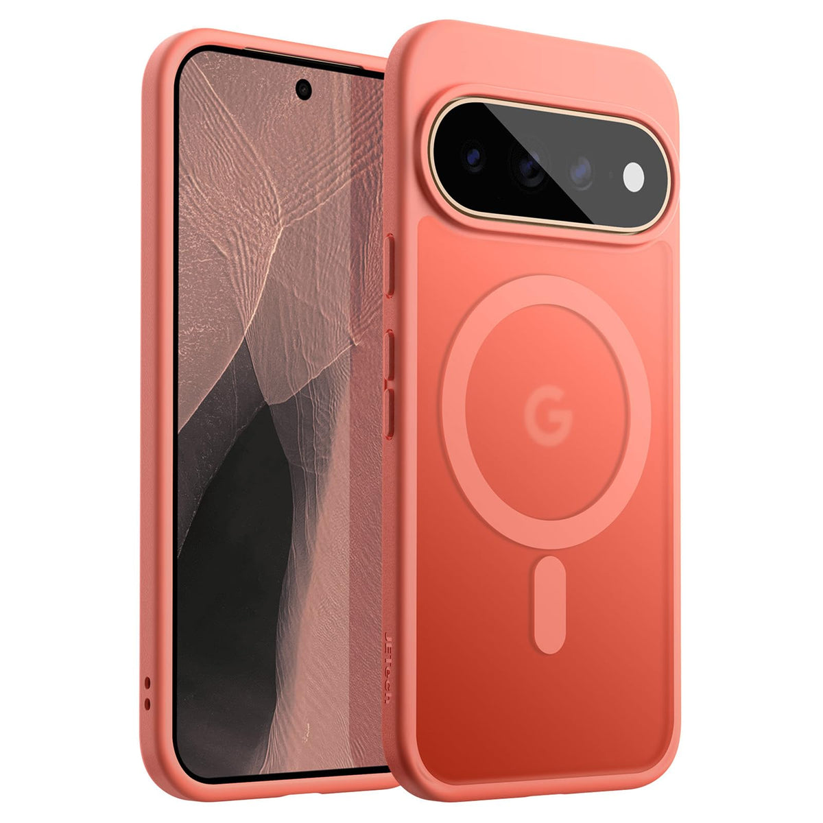 JETech Magnetische Hülle für Google Pixel 10/10 Pro, Obsidian
