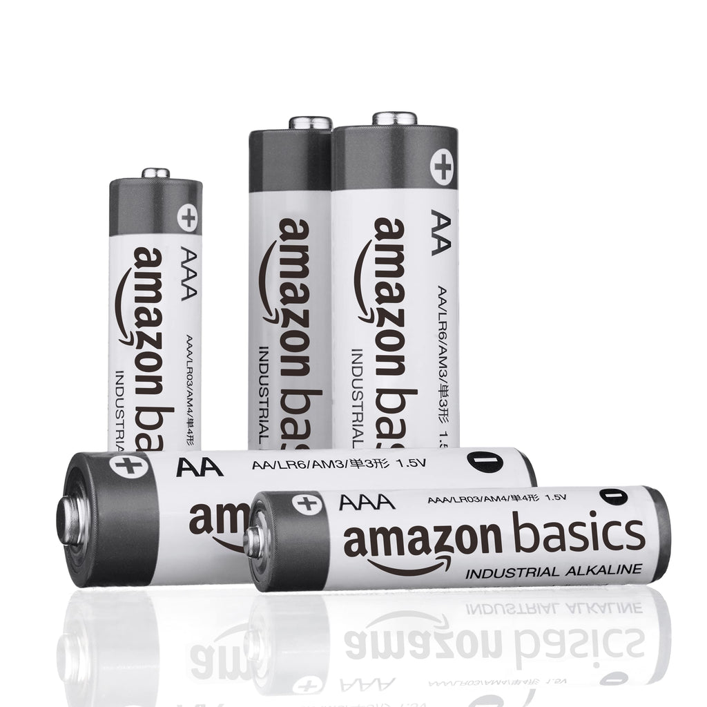 Amazon Basics AA- Alkali-Batterien, 1,5 V, 5 Jahre lagerfähig, 40 Stück