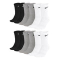 NIKE 6 Paar Socken Herren Damen Weiß Tennissocken Sparset SX7664