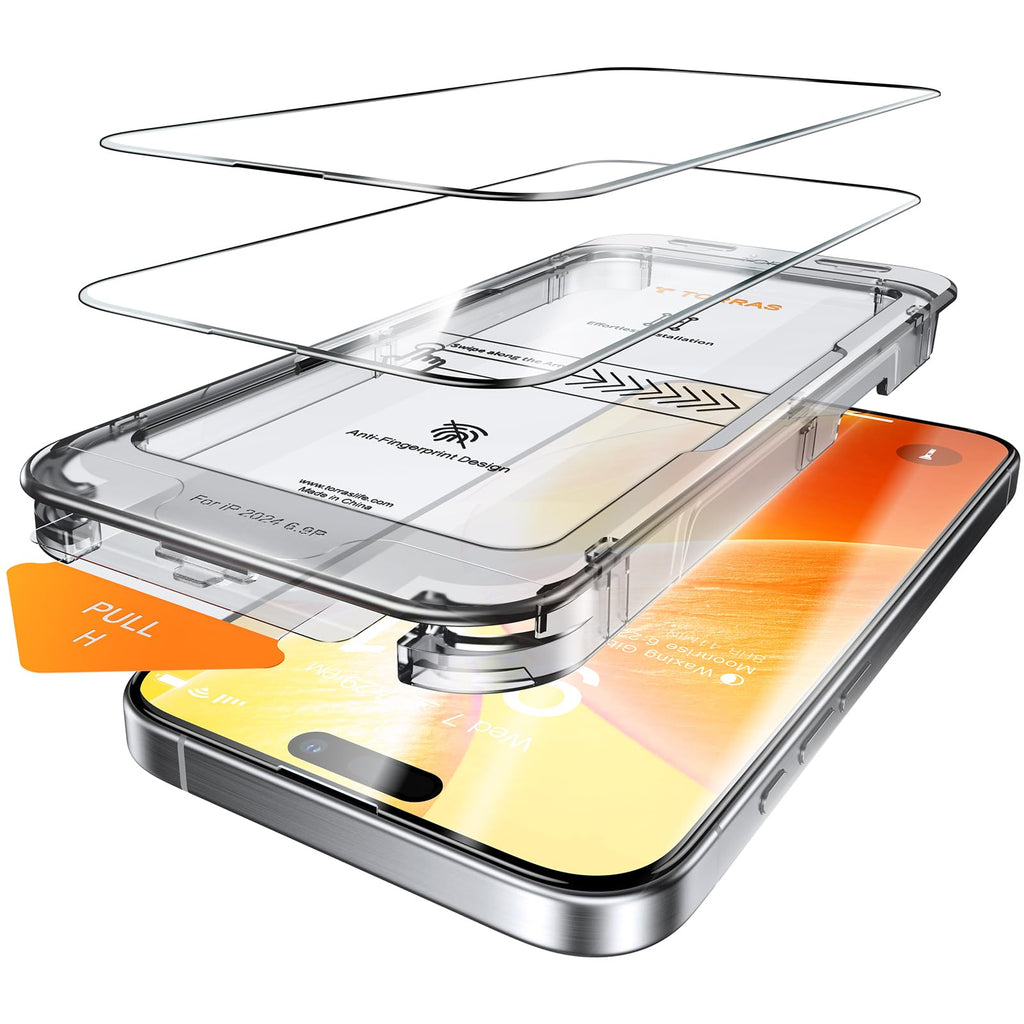 TORRAS für iPhone 18 Pro 9H+ Kratzfest Kameraschutz HD-Klares, Grau