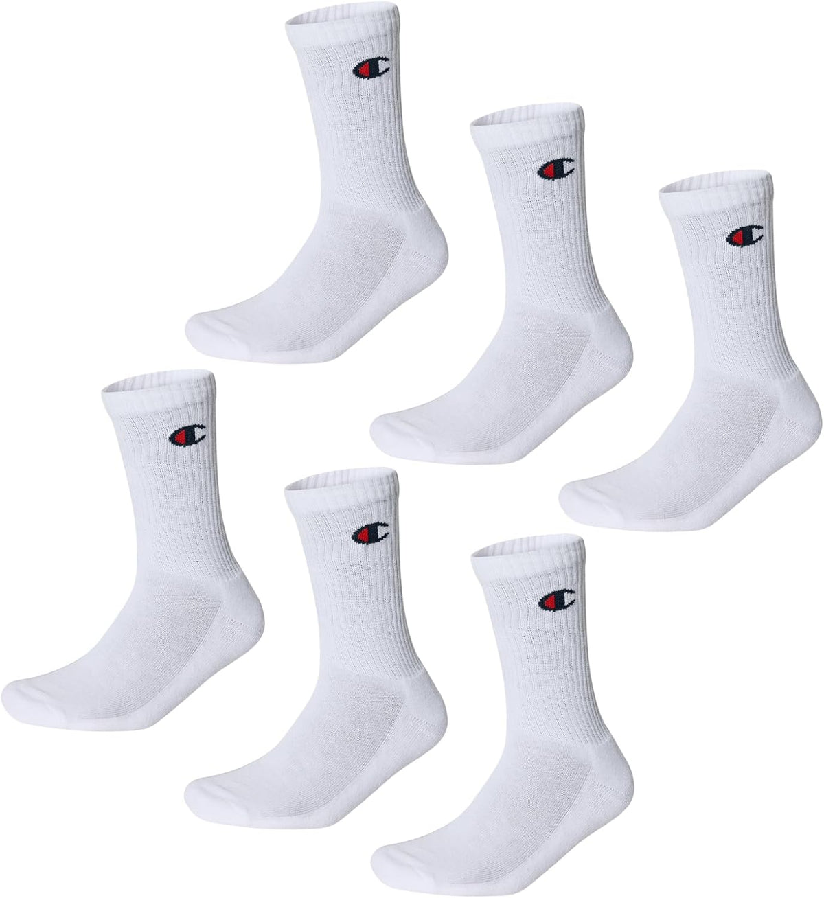 Champion Unisex Core 6pp Crew Füßlinge (6er Pack)