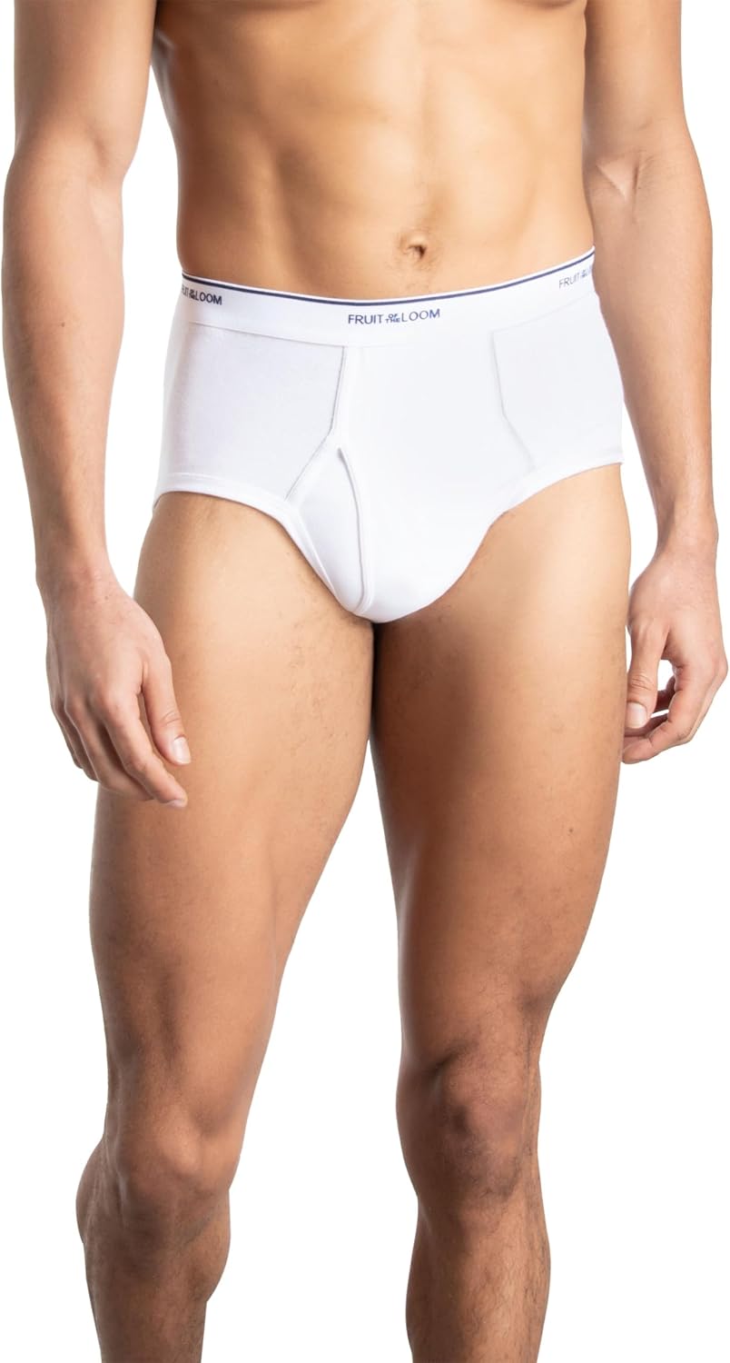Fruit of the Loom Men's Underwear Briefs, Tag Free & Moisture Wicking
