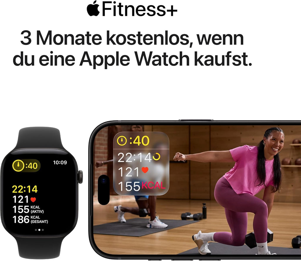Apple Watch Series 12 GPS, 42 mm Aluminiumgehäuse Dunkelbronze