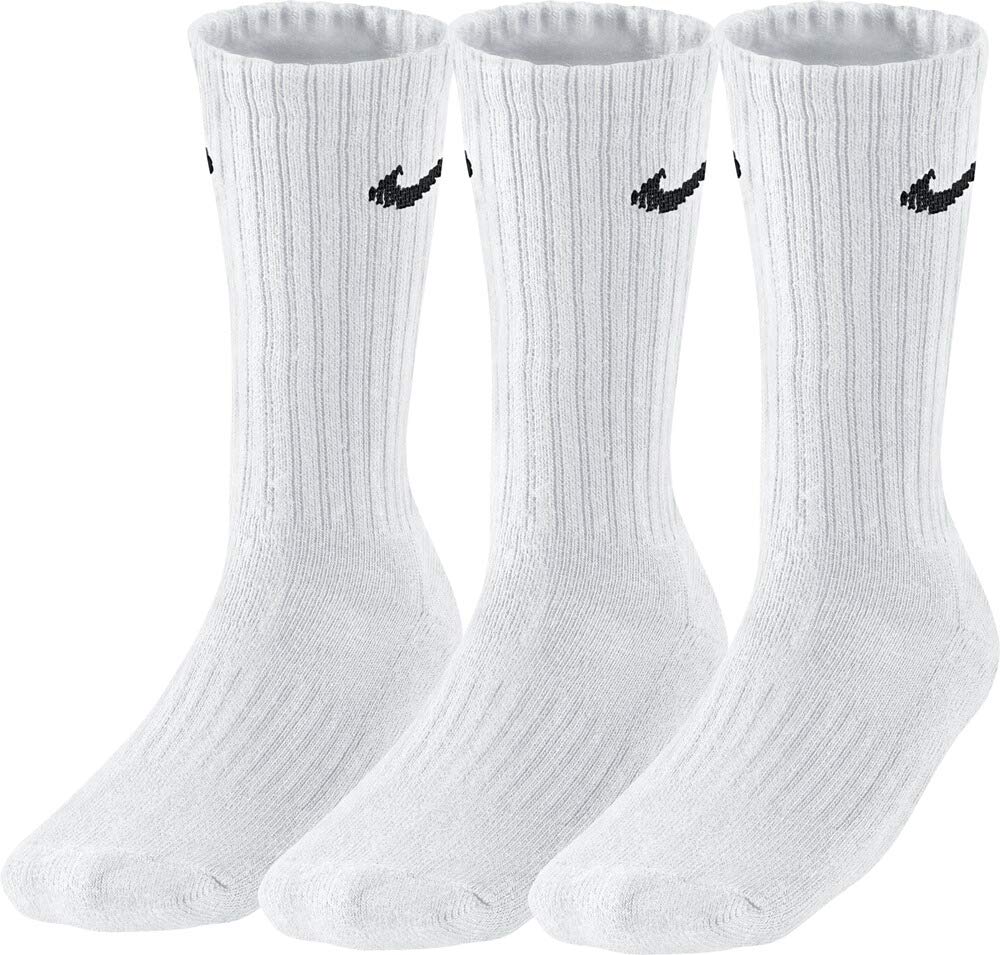 NIKE 6 Paar Socken Herren Damen Weiß Tennissocken Sparset SX7664
