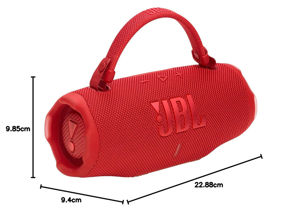 JBL Charge 6, Tragbarer Bluetooth-Lautsprecher, IP68 Zertifiziert -Schwarz