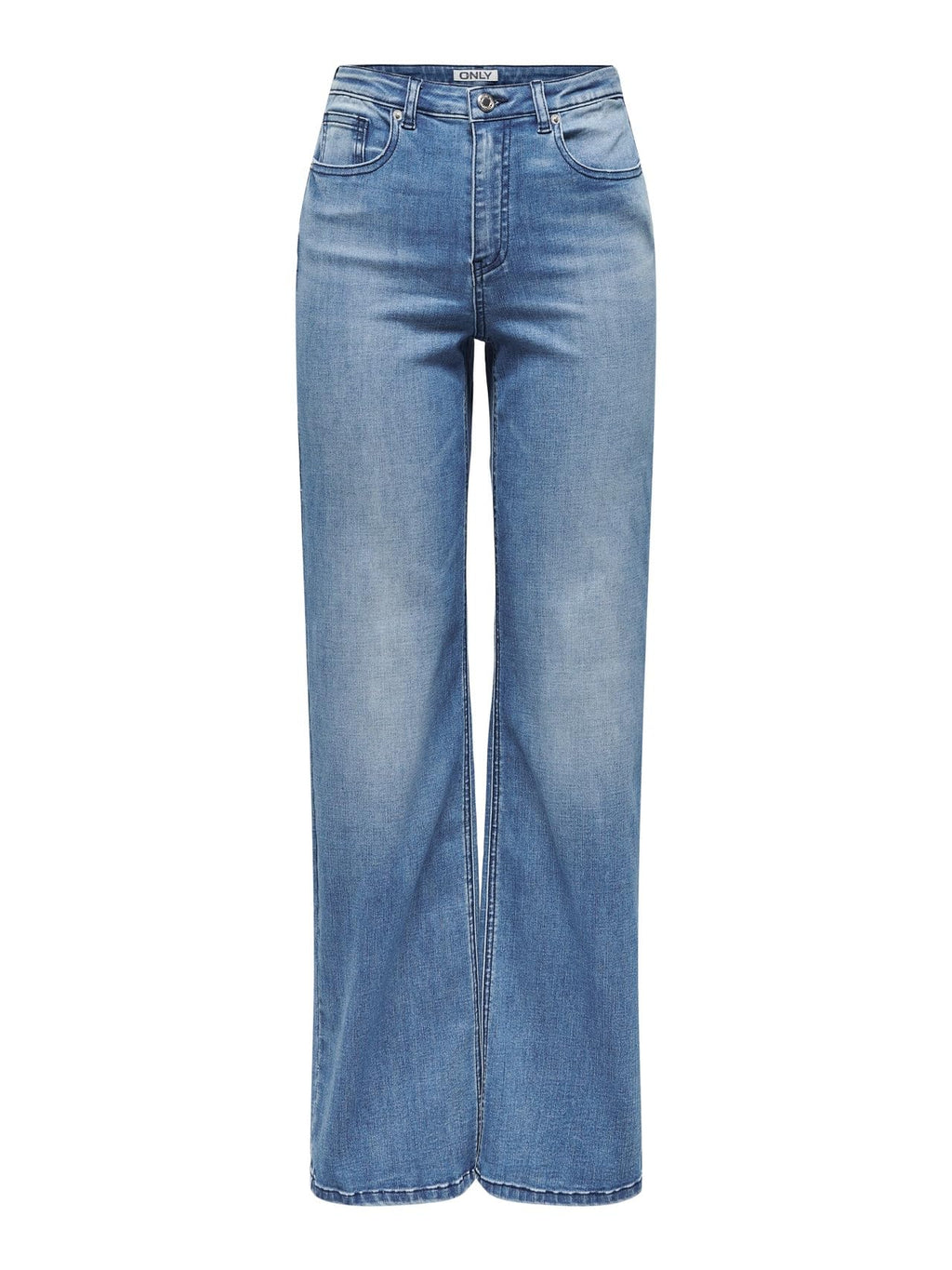 ONLY Damen Jeans Mit Weitem Bein Only Female Jeans mit Weitem Bein Onljuicy-wauw Hohe Taille Weiter Beinschnitt Jeans