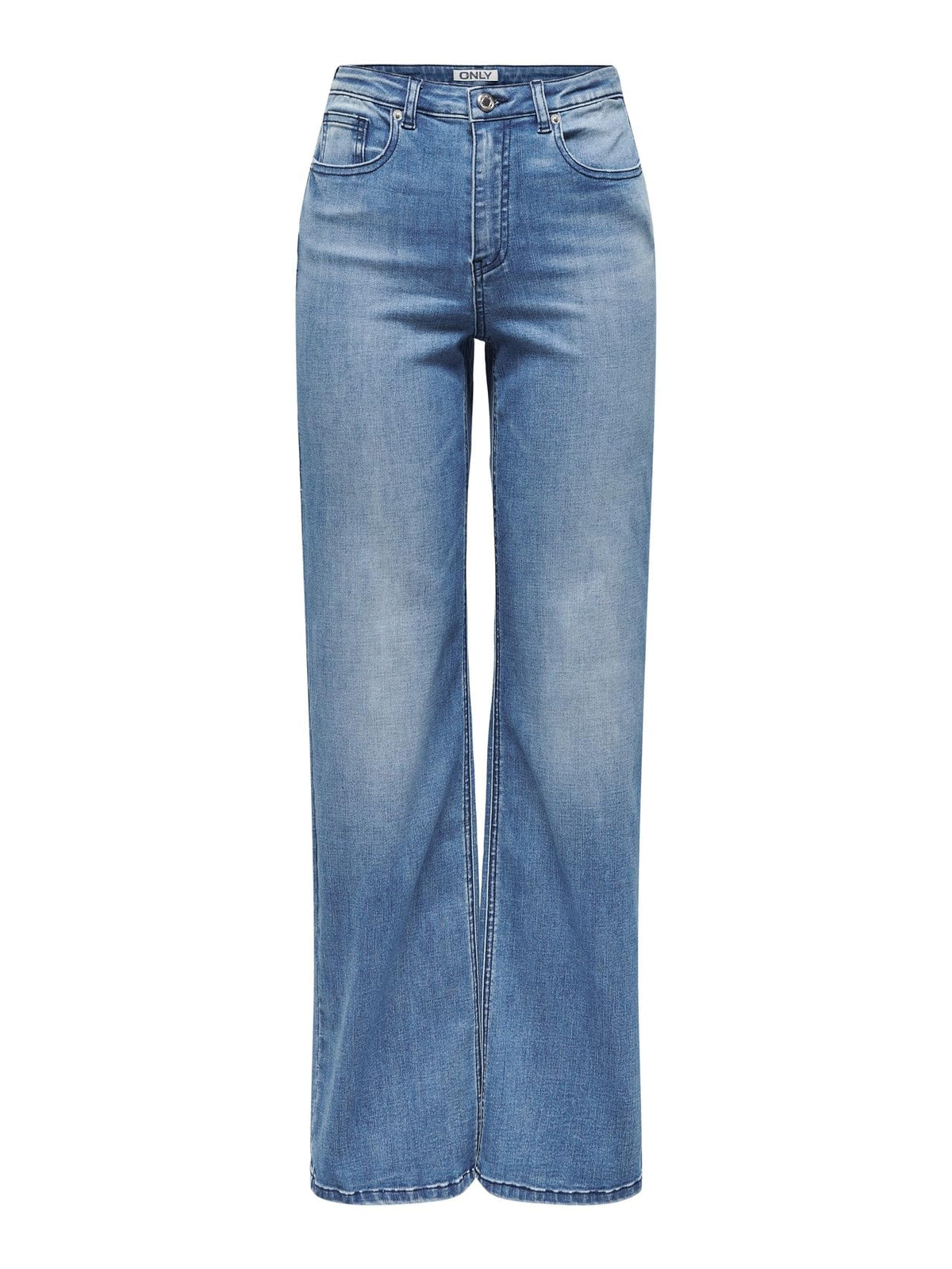 ONLY Damen Jeans Mit Weitem Bein Only Female Jeans mit Weitem Bein Onljuicy-wauw Hohe Taille Weiter Beinschnitt Jeans