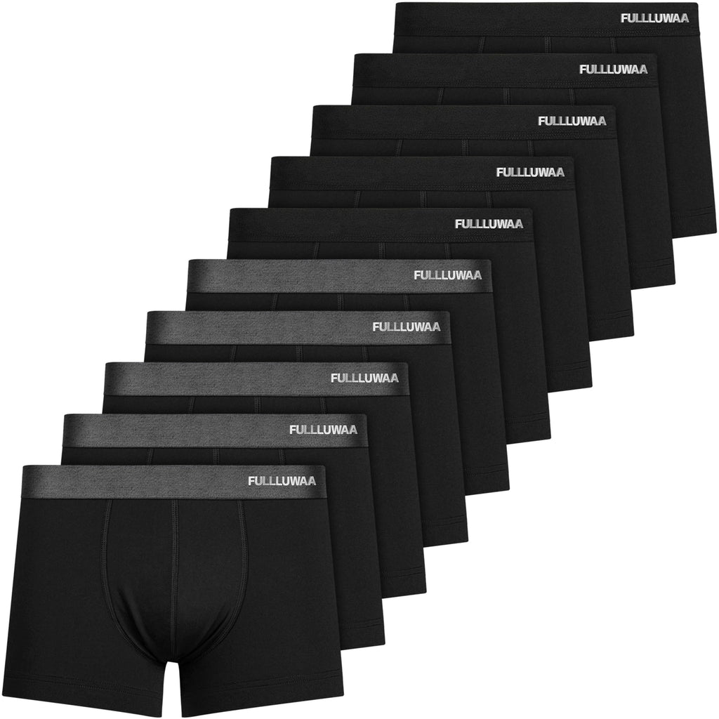 Fullluwaa Boxershorts Herren 10er Pack Baumwolle Ohne Kratzenden Zettel