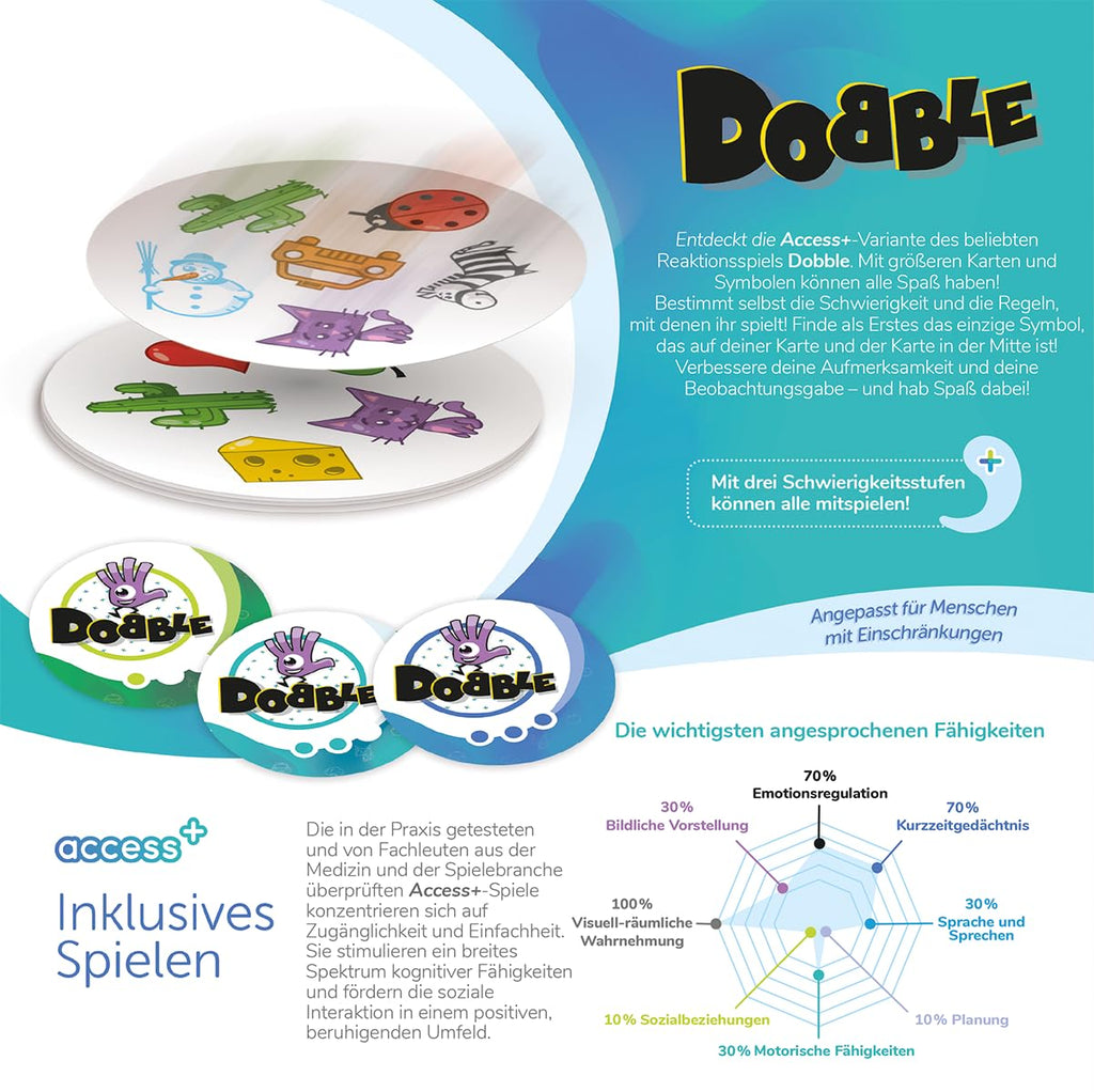 Asmodee, Dobble Bundesliga, Rasantes Familienspiel, Deutsch