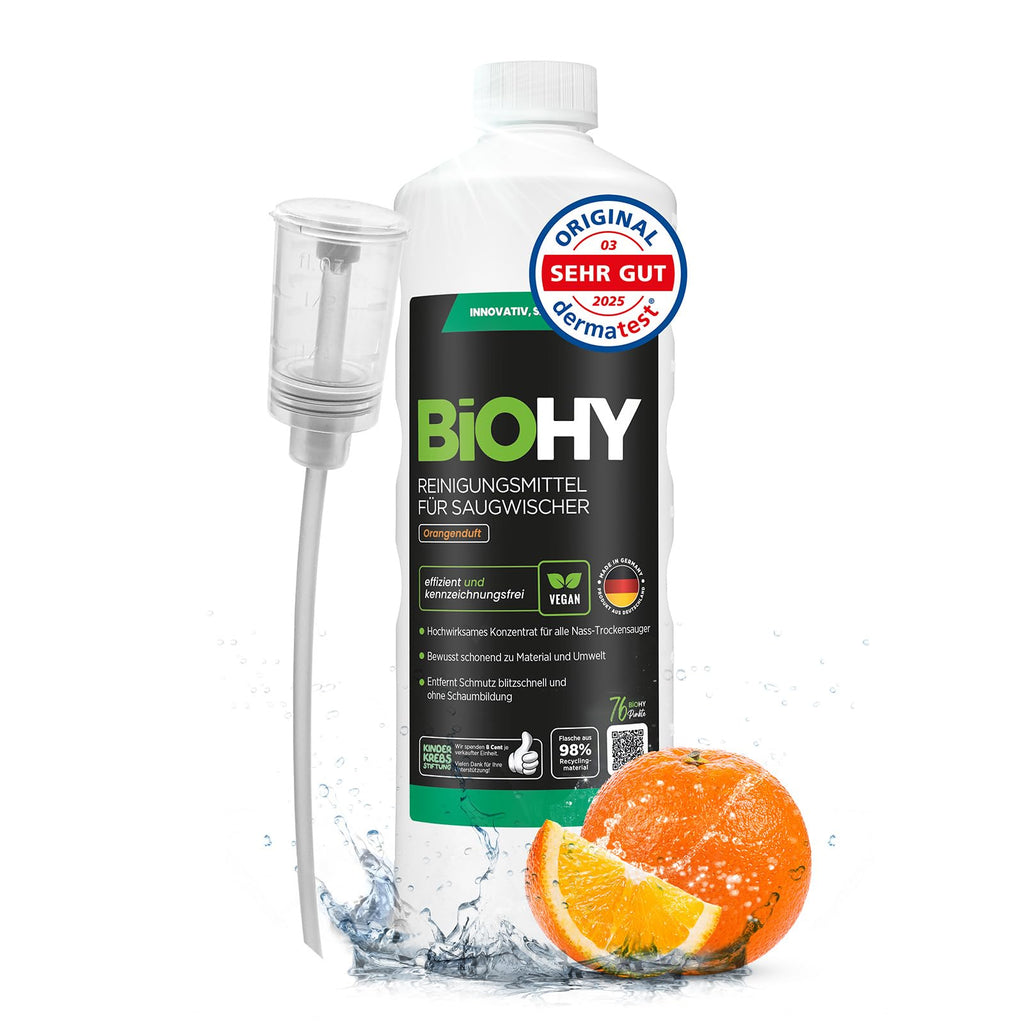 BiOHY Wischroboter Reiniger für Station mit Orangenduft (2 x 1 Liter)