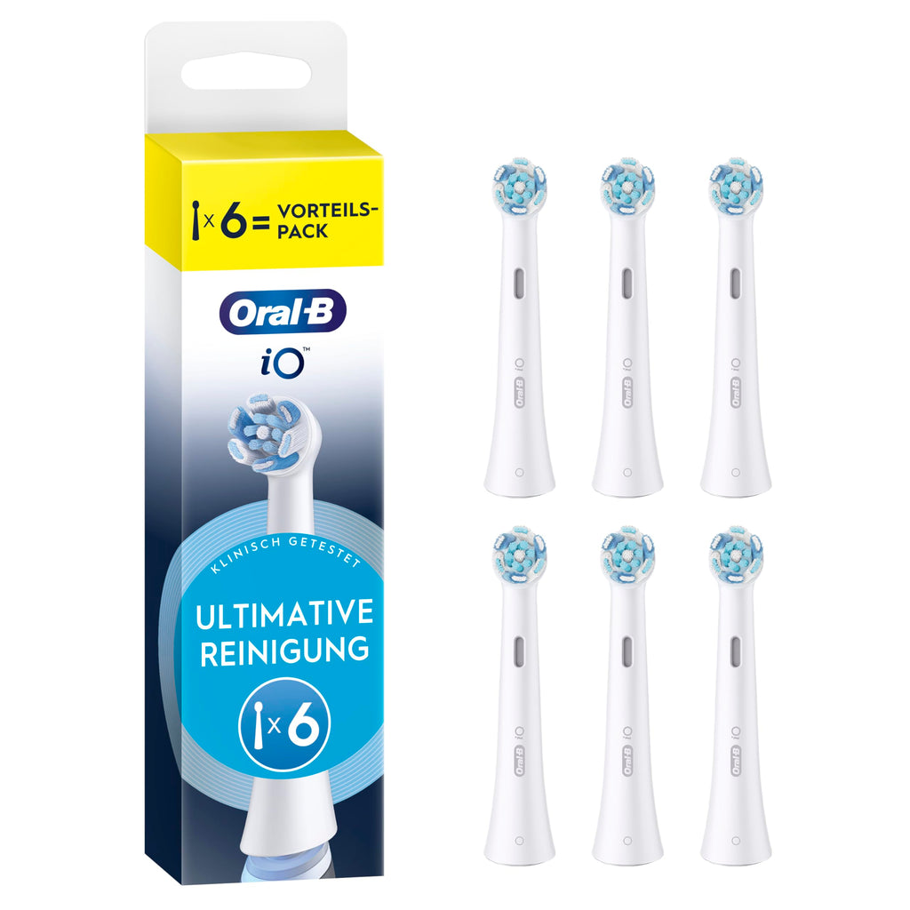 Oral-B iO Aufsteckbürsten Ultimative Reinigung, Schwarz, 4 Stück