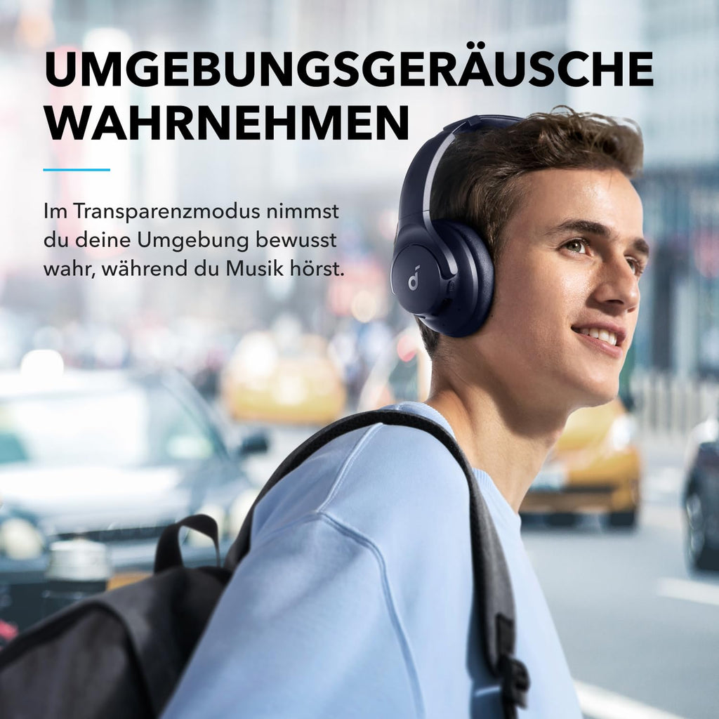 Soundcore by Anker Q20i kabelloser Bluetooth Over-Ear-Kopfhörer