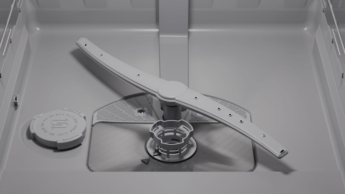 Bosch SMU4EVS08E, Serie 4, Smarter Unterbau-Geschirrspüler 60 cm, Besteckschublade, Spülmaschine mit Programmassistent, besonders Leise, höhenverstellbarer Oberkorb, Automatische Türöffnung, Edelstahl