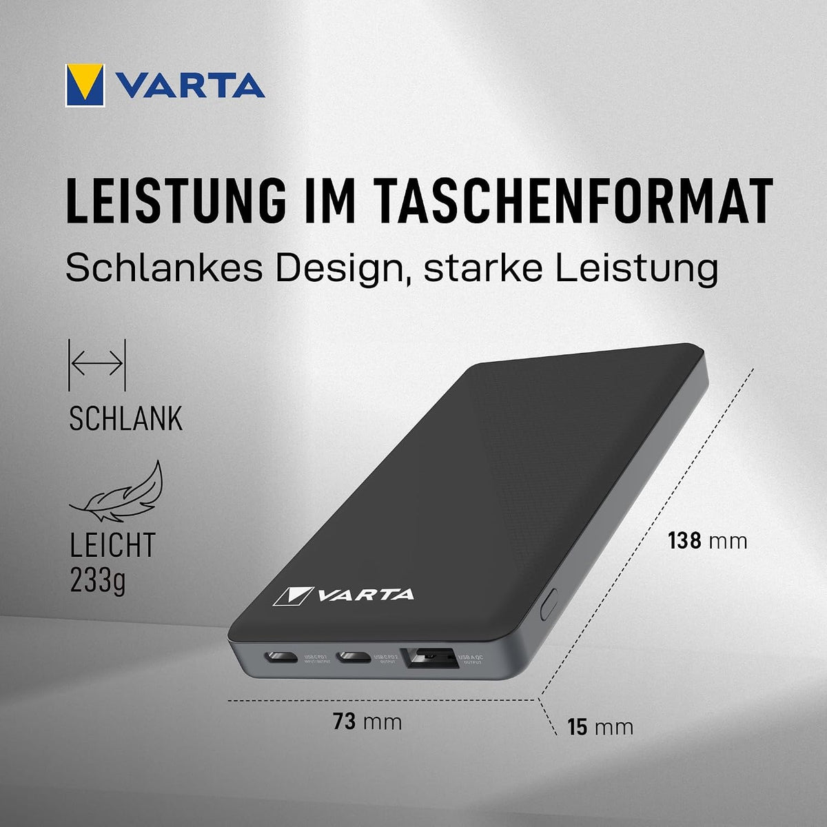 Varta Batterien AAA 100 Stück Power on Demand Alkaline 1,5 V Vorratspack