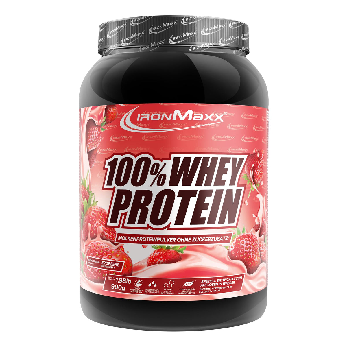 IronMaxx 100% Whey Protein Pulver – French Vanilla 500g Beutel | zuckerreduziertes, wasserlösliches Eiweißpulver aus Molkenprotein | viele verschiedene Geschmacksrichtungen
