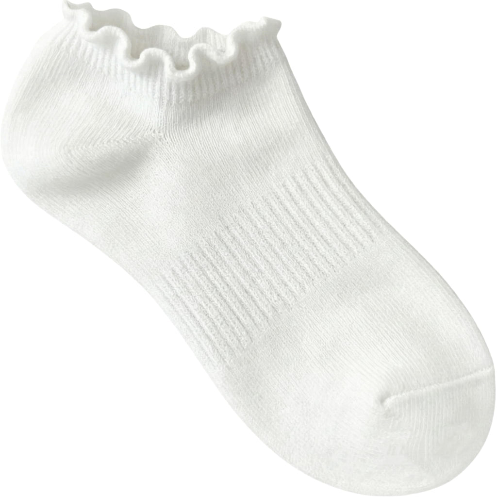 6 Pairs No Show Socks for Women Ruffle Socks Cute Ankle Socks