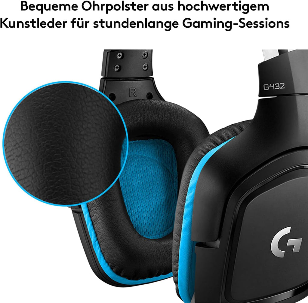 Logitech G432 kabelgebundenes Gaming-Headset