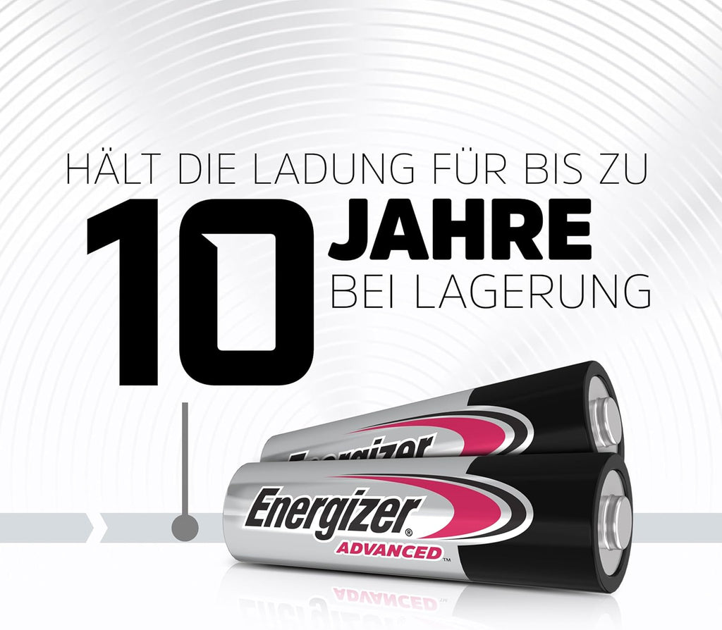 Energizer Advanced - AA Batterien (24 Stück) - 1,5V Alkali-Batterien
