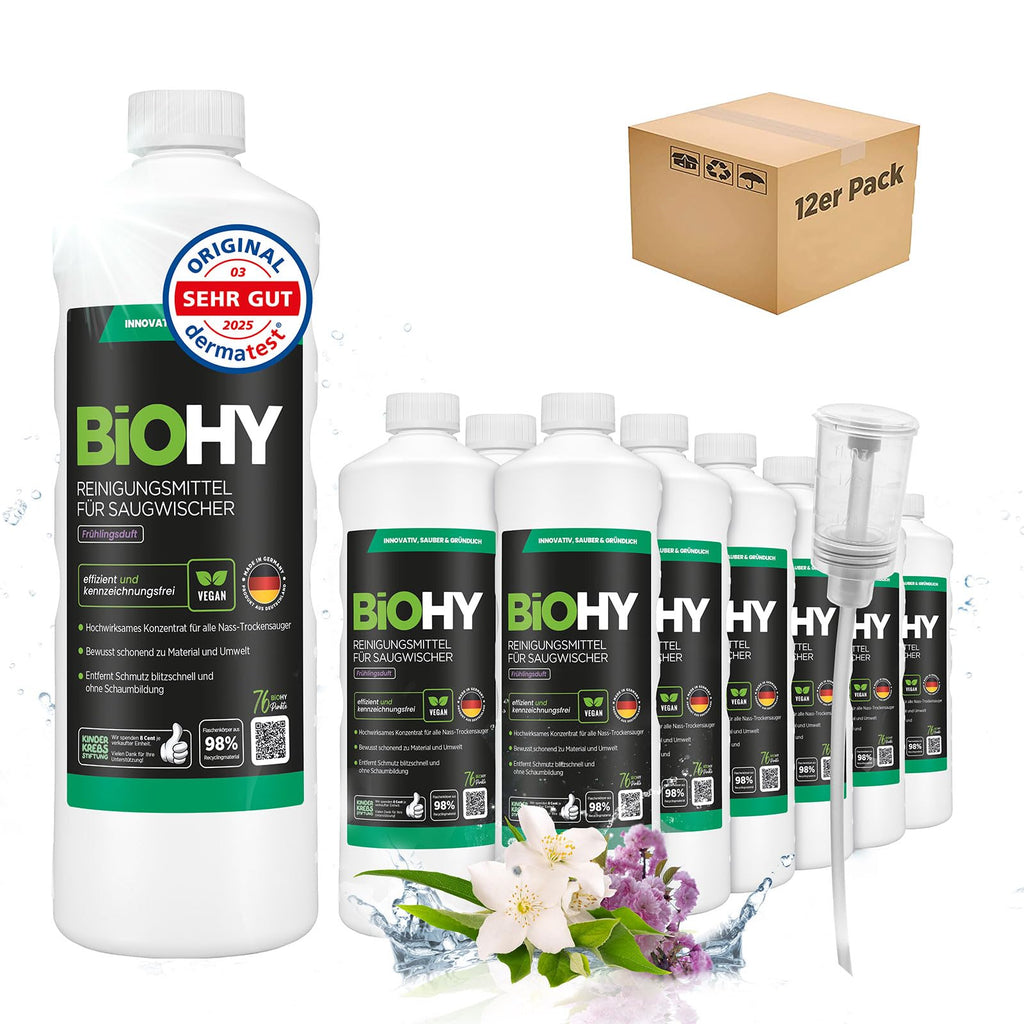 BiOHY Wischroboter Reiniger für Station mit Orangenduft (2 x 1 Liter)