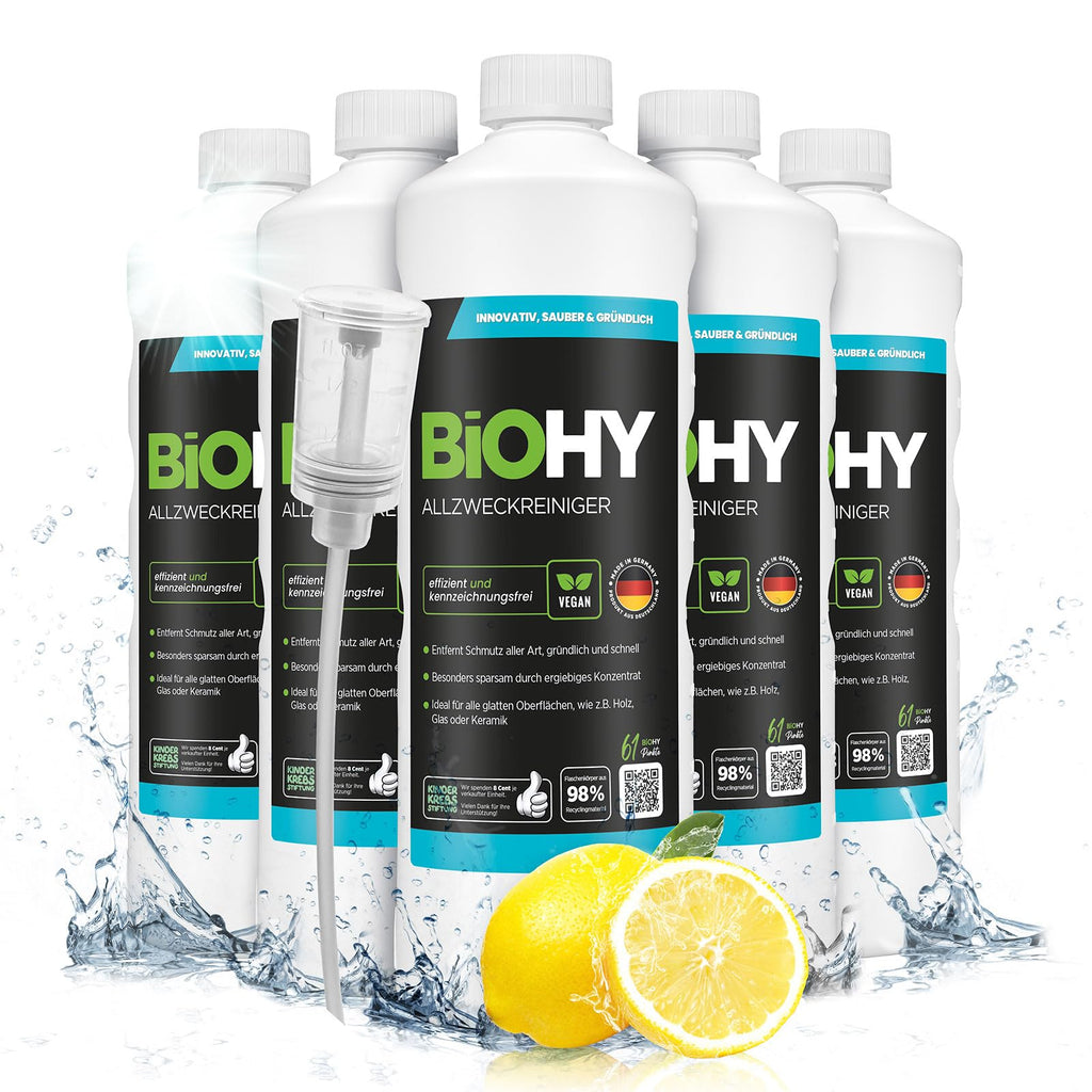 BiOHY Wischroboter Reiniger für Station mit Orangenduft (2 x 1 Liter)