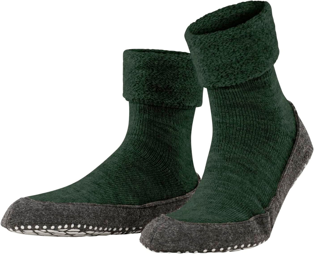 FALKE Herren Cosyshoe Stoppersocken atmungsaktive klimaregulierende geruchshemmende Wolle rutschfeste Noppen auf der Filzsohle komfortabel warm mit Plüsch strapazierfähig 1 Paar