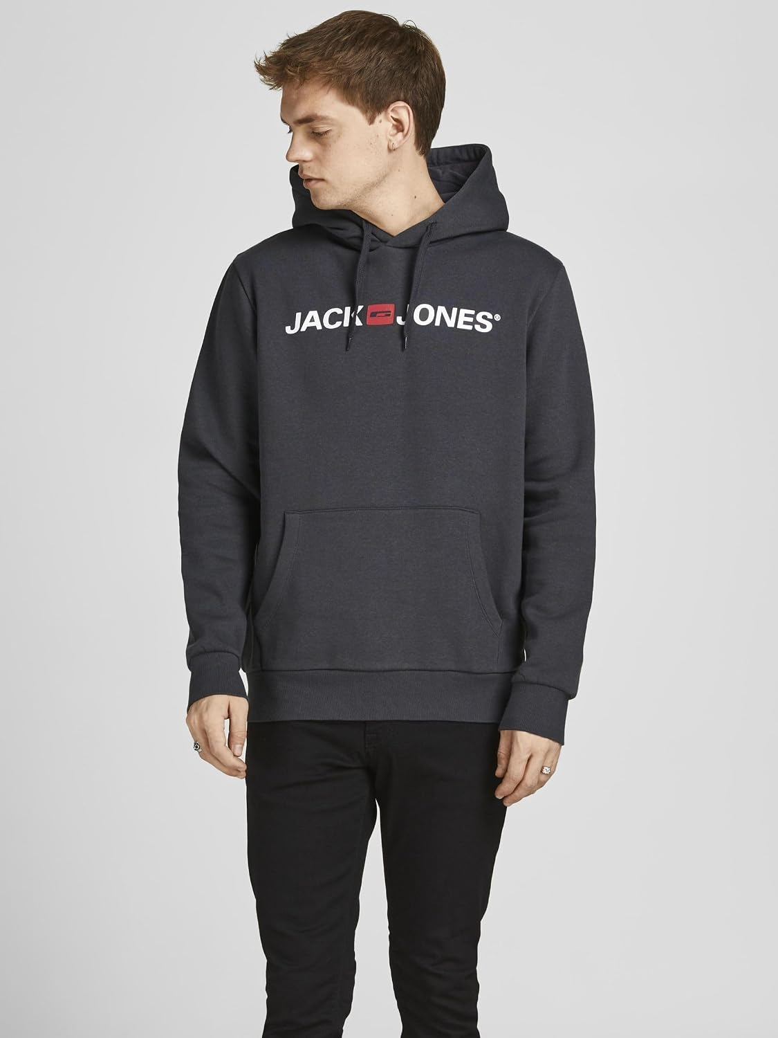 JACK & JONES Herren Kapuzenpullover mit Logo