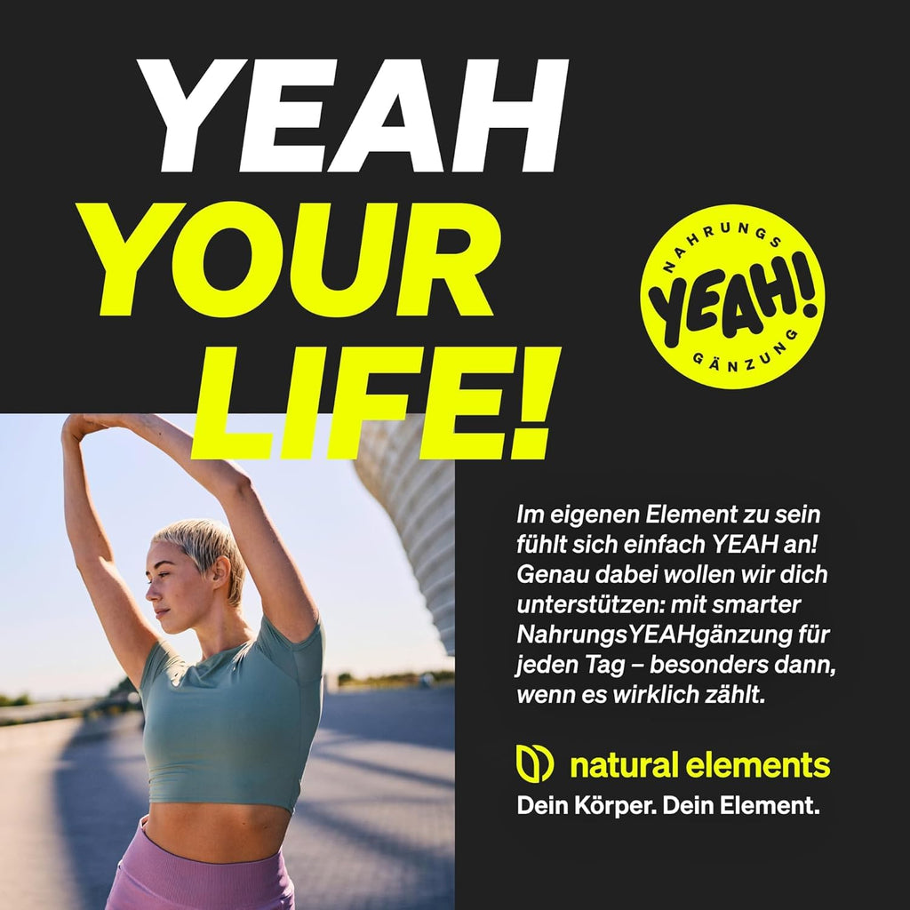 natural elements Omega 3 – 365 Kapseln – 2000mg Fischöl pro Tagesdosis – mit EPA und DHA in Triglycerid-Form – Laborgeprüft und aufwendig aufgereinigt